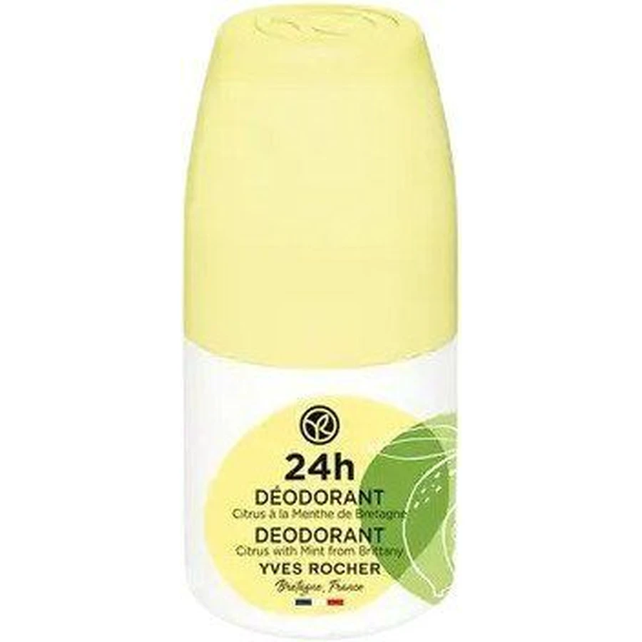 Дезодорант Yves Rocher 24 год Цитрусовий з м'ятою 50 мл: ціни та характеристики