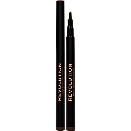 Revolution, олівець для брів Hair Stroke Brow Pen Medium Brown 1×0,50 мл, олівець для брів: ціни та характеристики