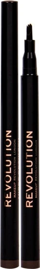 Revolution, олівець для брів Hair Stroke Brow Pen Medium Brown 1×0,50 мл, олівець для брів