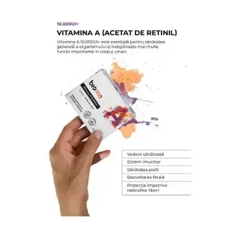 Витамин А (ретинилацетат) 10.000 МЕ+, 30 капсул, Biome: цены и характеристики