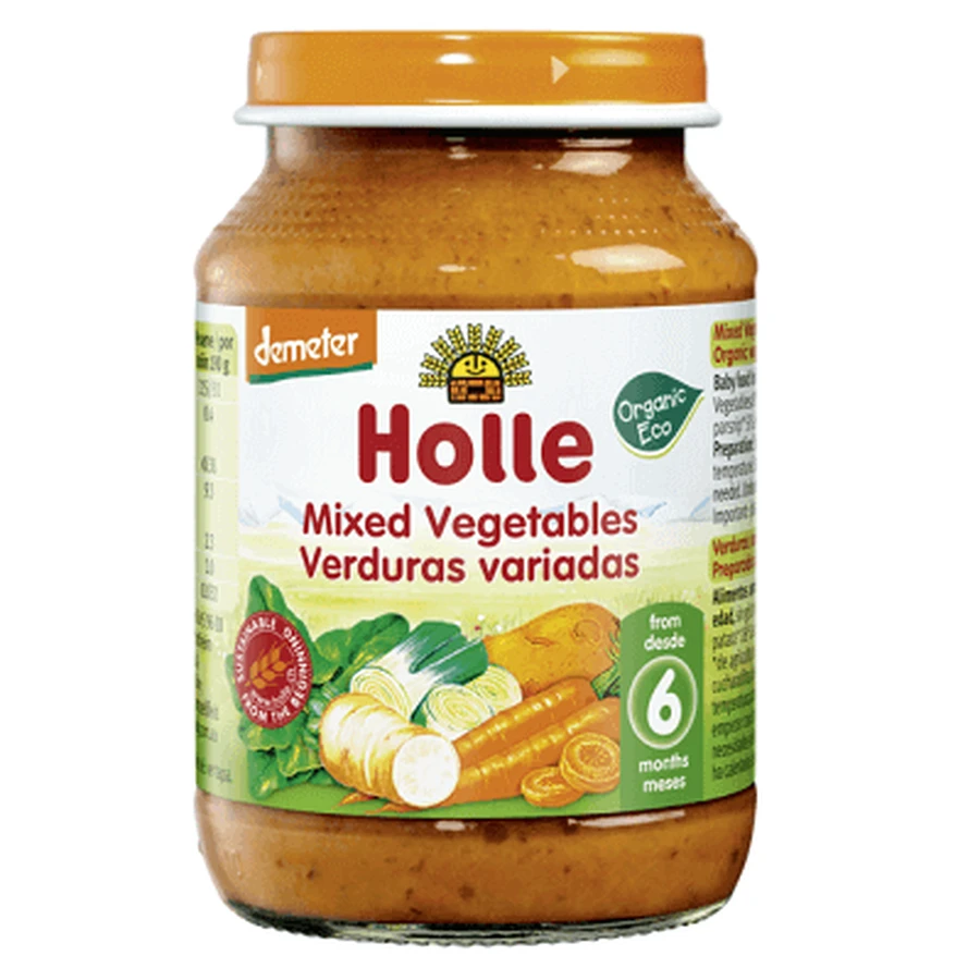 Овощная смесь Эко, +6 месяцев, 190 г, Holle Baby Food: цены и характеристики