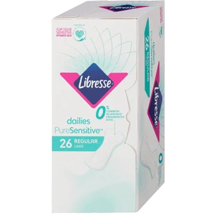 Libresse Pure Sensitive ежедневные впитывающие прокладки, 26 шт.