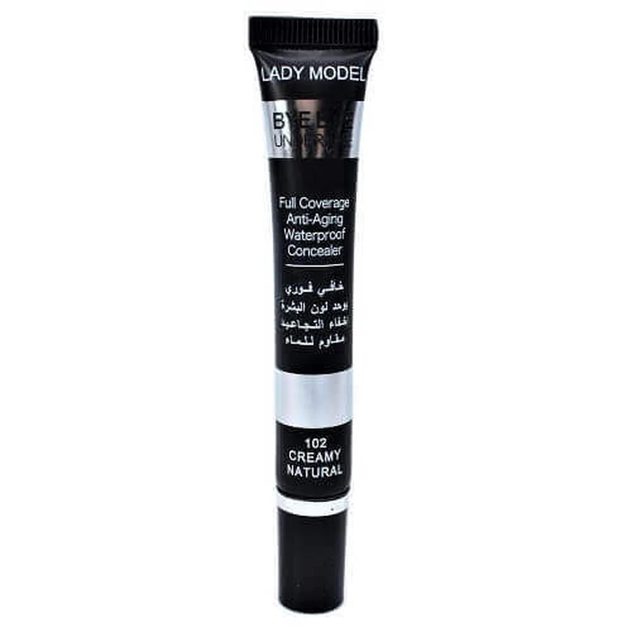 Консилер з високим ступенем покриття, Lady Model, Bye Under Eye Waterproof, 102 Creamy Natural, 20 мл: ціни та характеристики