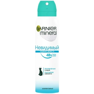 Антиперспирант Garnier Mineral Невидимый Энергия свежести спрей 150 мл