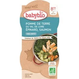 Babybio menu картофель и пенне с лососем и рисом 2 x 200 г