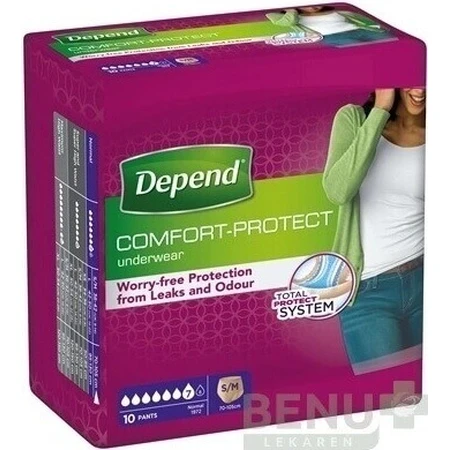 DEPEND NORMAL S/M для жінок 1×10 шт, еластичні трусики: ціни та характеристики