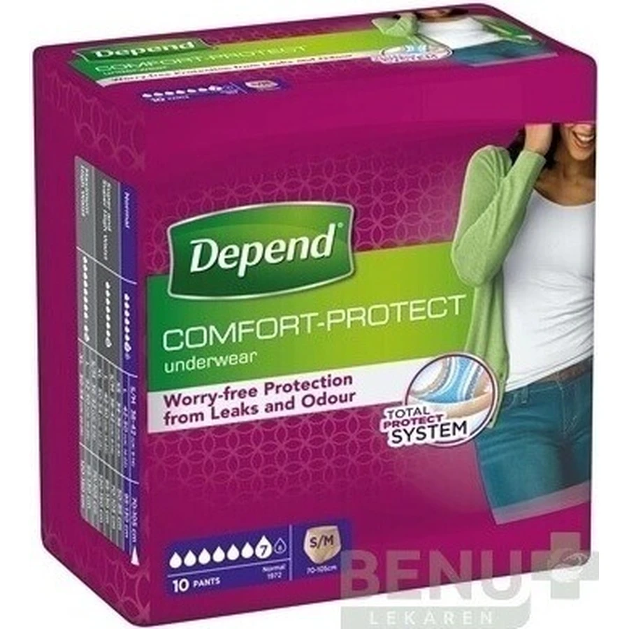 DEPEND NORMAL S/M для жінок 1×10 шт, еластичні трусики: ціни та характеристики