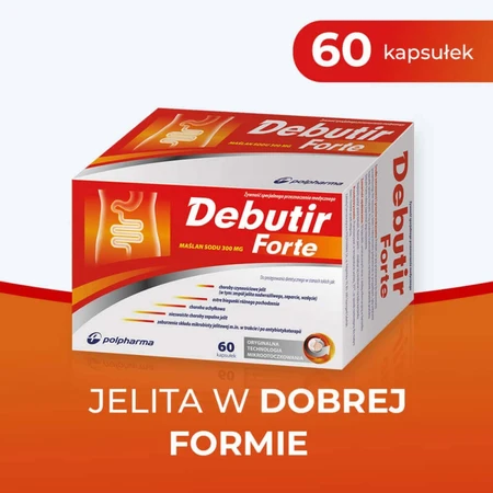 Дебутір Форте (Debutir Forte), 60 капсул: ціни та характеристики