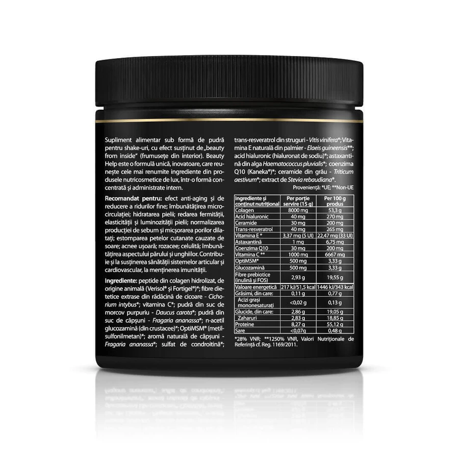 Ультракомплексная коллагеновая формула Beauty Help Ultra-Complex 9-in-1 Collagen Formula Zenyth со вкусом клубники, 300 г: цены и характеристики