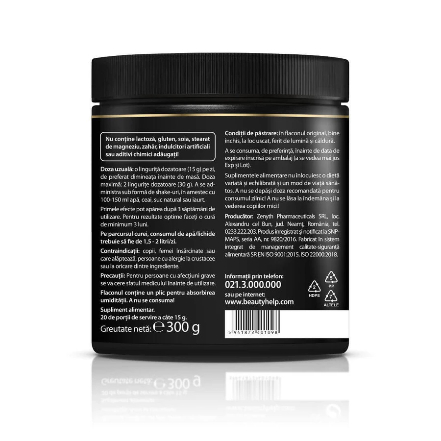 Ультракомплексная коллагеновая формула Beauty Help Ultra-Complex 9-in-1 Collagen Formula Zenyth со вкусом клубники, 300 г: цены и характеристики