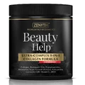 Ультракомплексная коллагеновая формула Beauty Help Ultra-Complex 9-in-1 Collagen Formula Zenyth со вкусом клубники, 300 г