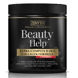 Ультракомплексная коллагеновая формула Beauty Help Ultra-Complex 9-in-1 Collagen Formula Zenyth со вкусом клубники, 300 г