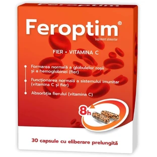 Фероптим Ретард Zdrovit Feroptim Retard, 30 капсул