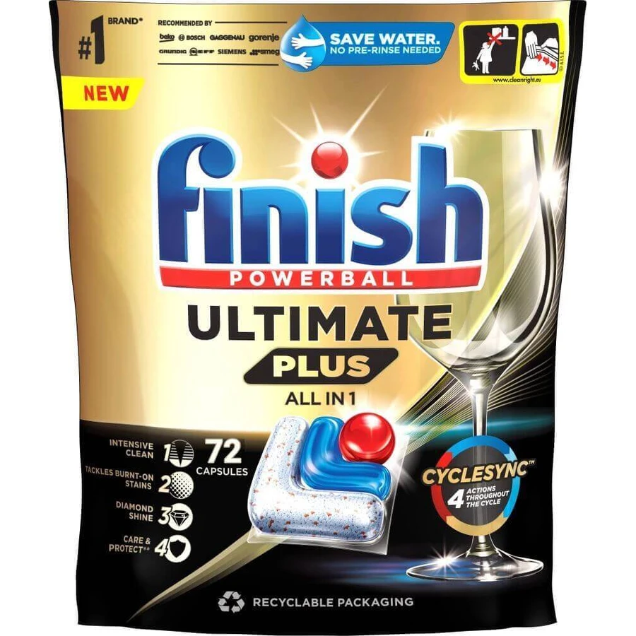 Finish Ultimate Plus Regular 72 шт.: цены и характеристики