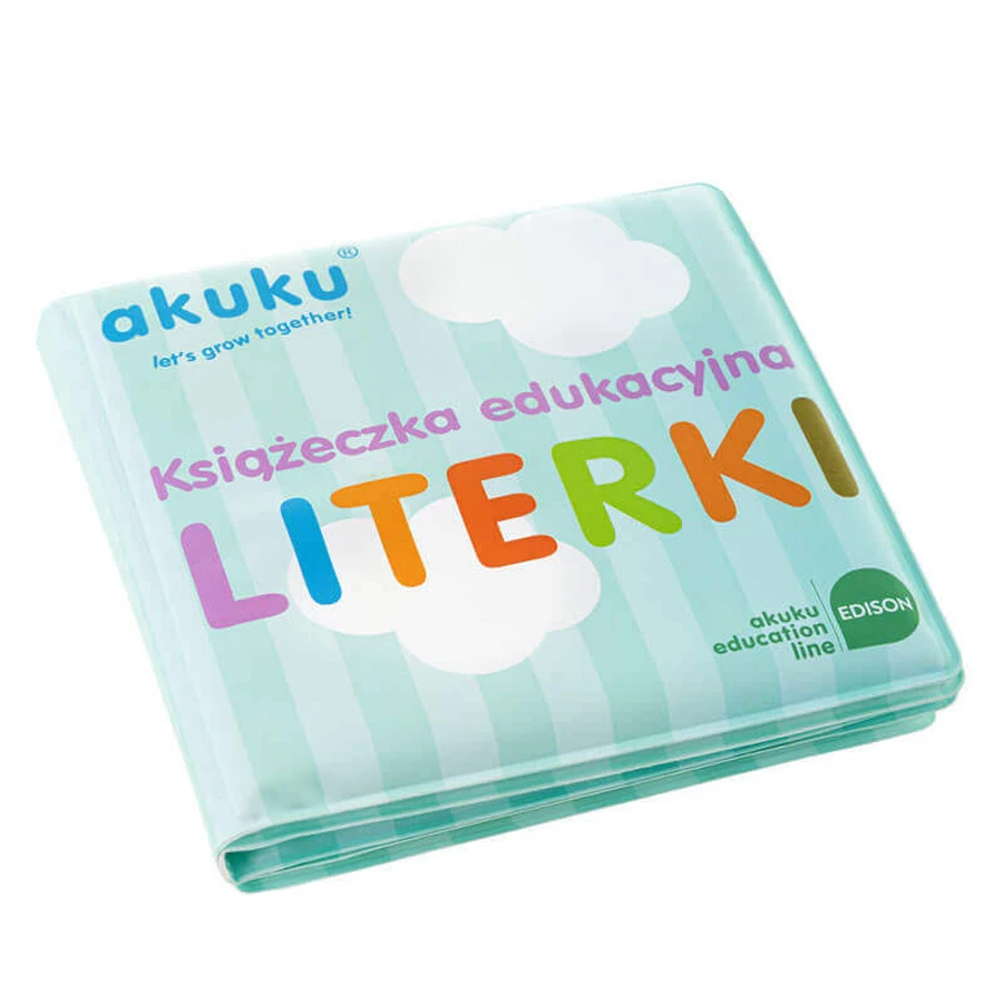 AKUKU, развивающая книжка для купания, буквы, от 3 месяцев, 1 шт: цены и характеристики