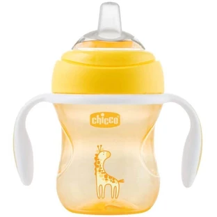 Chicco Переходная чашка с ручками, итальянская, 4м+ 200 мл