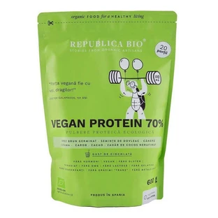 Порошок зі смаком шоколаду Vegan Protein, 600 г, Republic Bio