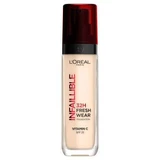 Трансфер-устойчивая тональная основа Infaillible 32H Fresh Wear, 10 Fair-Light, 30 мл, Loreal Paris
