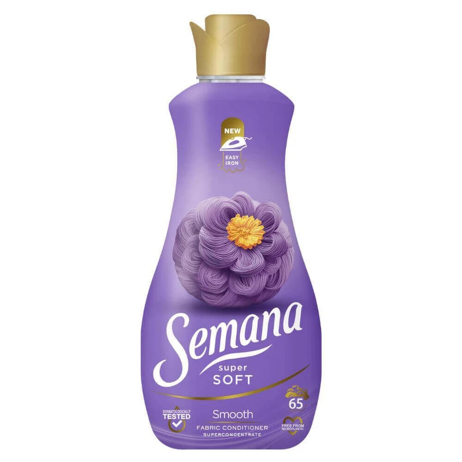 Кондиціонер для білизни Semana Super Soft Smooth, 65 прань, 1,3 л: ціни та характеристики