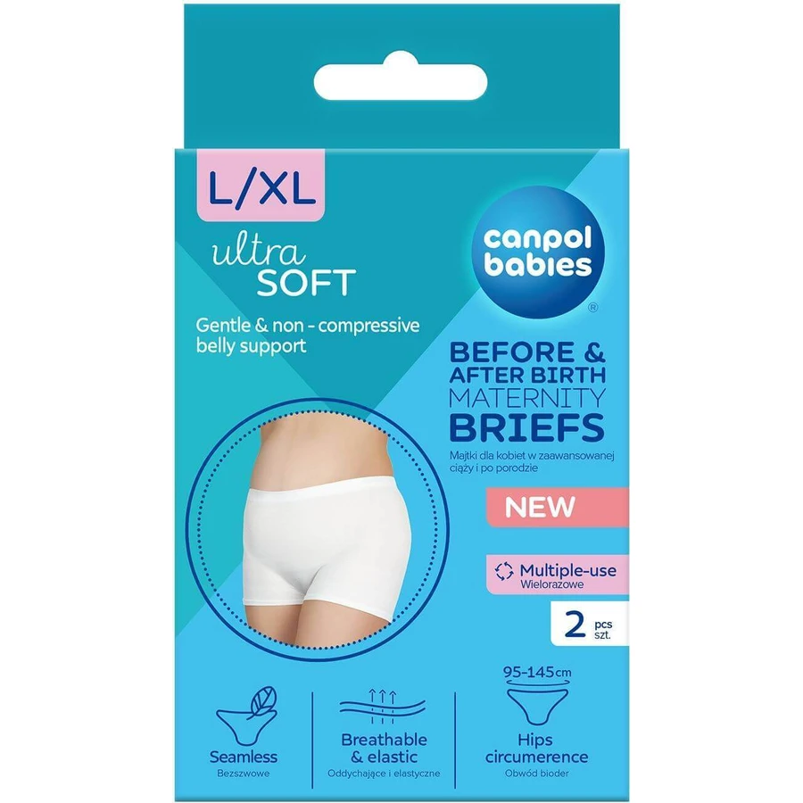 Canpol babies Брюки для беременных и послеродовые брюки 2в1 L/XL 2 шт.: цены и характеристики