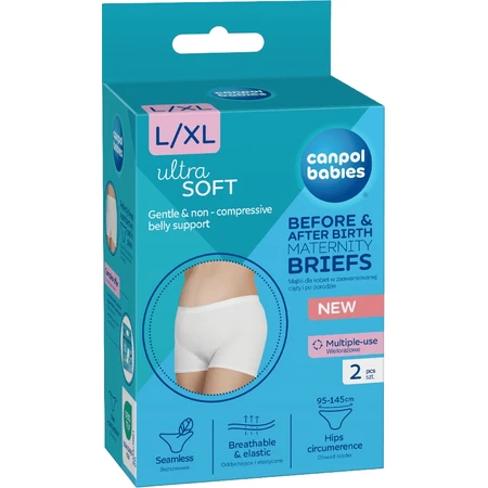 Canpol babies Брюки для беременных и послеродовые брюки 2в1 L/XL 2 шт.: цены и характеристики
