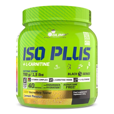 Olimp Iso Plus + L-Carnitine, со вкусом лимона, 700 г: цены и характеристики