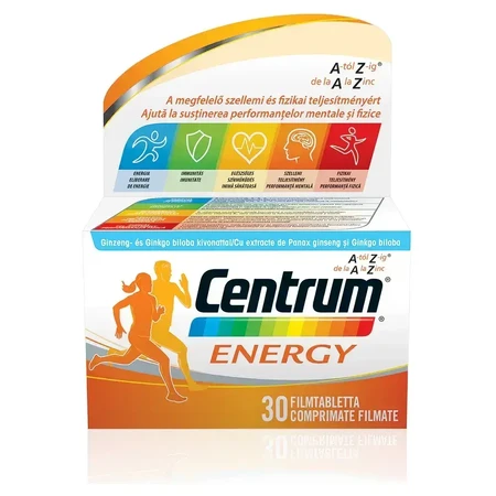Centrum Энергия от А до цинка, 30 таблеток, гск: цены и характеристики