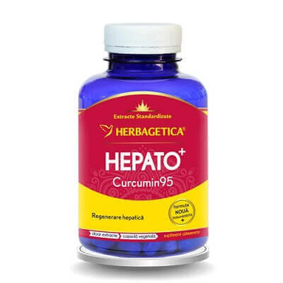 Hepato Curcumin 95 Herbagetica, 120 капсул: ціни та характеристики