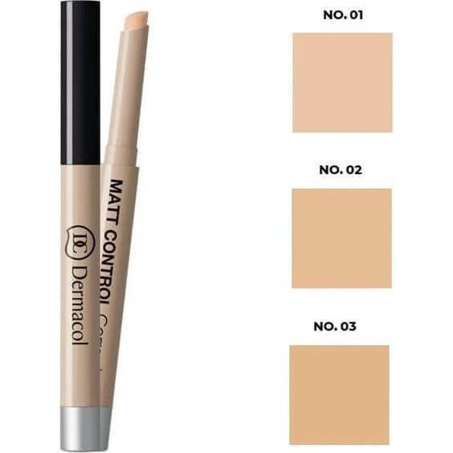 DERMACOL Консилер MATT CONTROL C2 1×1,1 г, коректор: ціни та характеристики