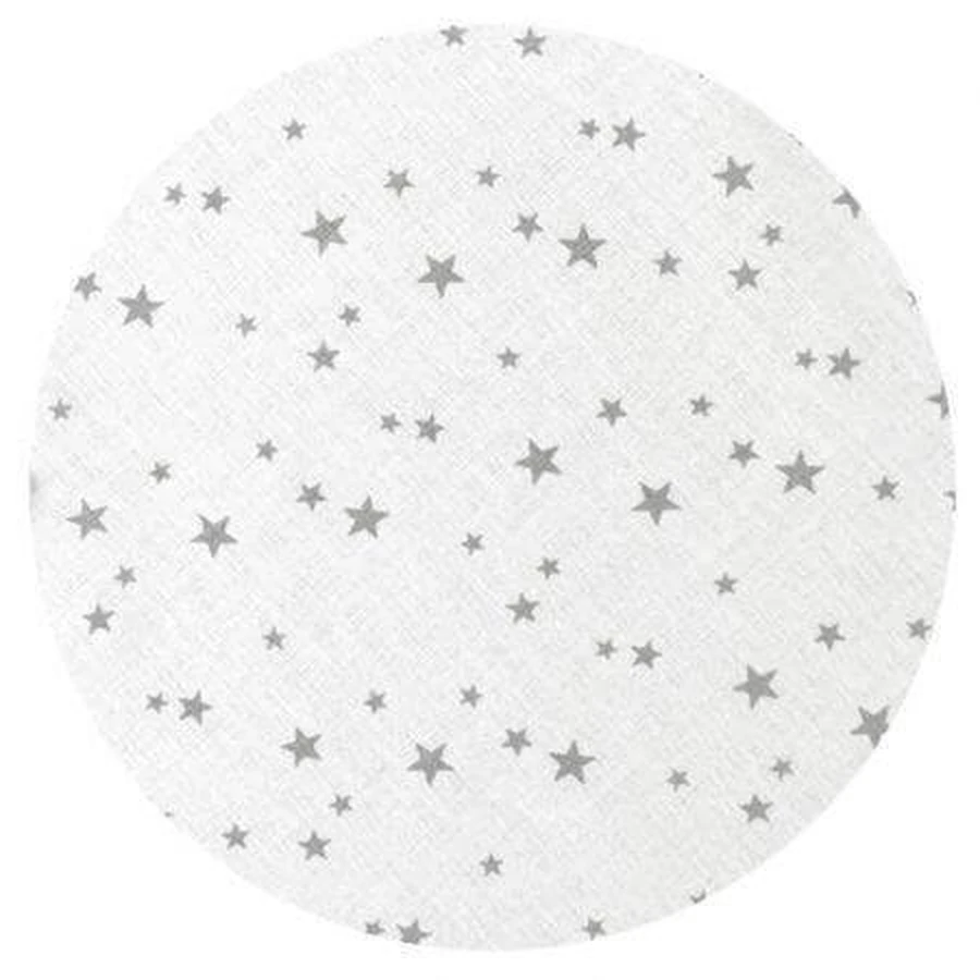 Простыня хлопковая на резинке для детской кроватки, 120х60 см, Mini Gray Stars, MimiNu: цены и характеристики