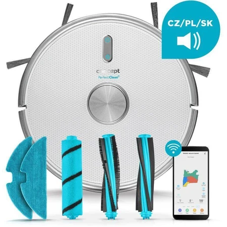 Concept VR3125 Робот-пилосос зі шваброю 2 в 1 PERFECT CLEAN Laser: ціни та характеристики