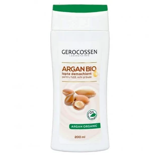 Очищающее молочко для лица, глаз и губ Argan Organic, 200 мл, Gerocossen