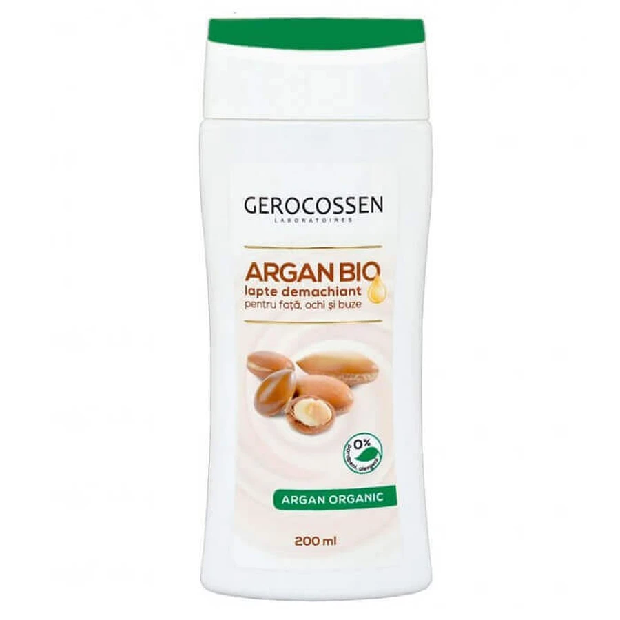 Очищающее молочко для лица, глаз и губ Argan Organic, 200 мл, Gerocossen: цены и характеристики