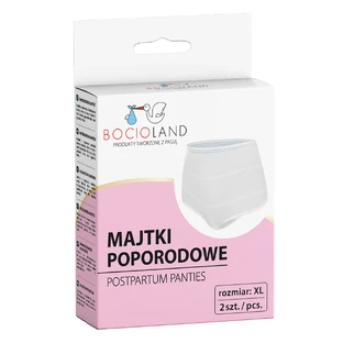 Bocioland, послеродовые трусики, сетка, размер XL, 2 штуки