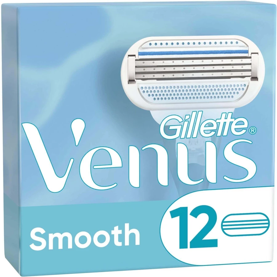 Сменные насадки Gillette Venus Smooth 12 шт.: цены и характеристики
