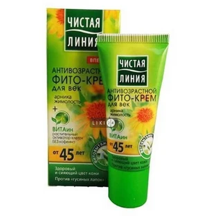 Гель для век Чистая линия Петрушка и Земляника 25 мл
