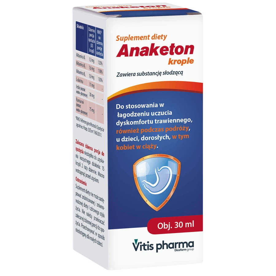 Анакетон Vitis Anaketone краплі, 30 мл : ціни та характеристики