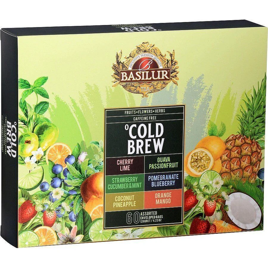 Basilur Cold Brew Ассорти бумажное 60 x 2 г: цены и характеристики