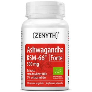 Ашваганда Zenyth Ashwaghanda KSM-66 Forte, 60 капсул