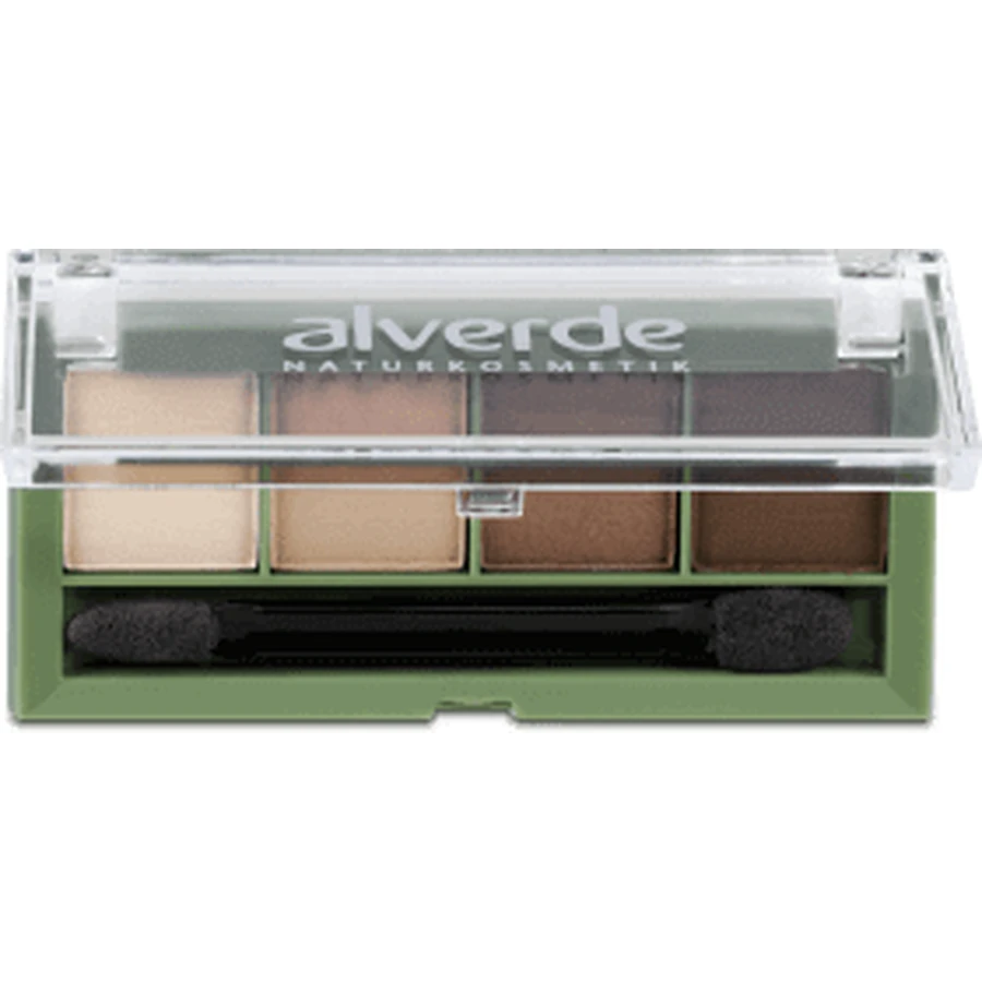 Тіні для повік Alverde Naturkosmetik Eyeshadow Palette №37, шоколад, 4,4 г: ціни та характеристики