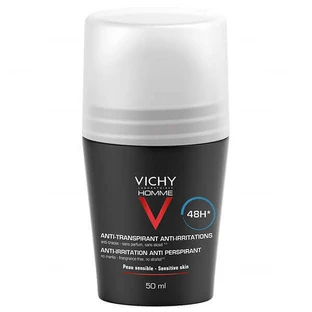 Vichy Homme Антиперспірант Sensitive Skin 48h Антиперспірант-ролик для чутливої шкіри, 50 мл