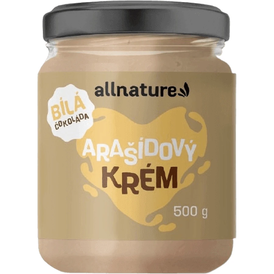 Allnature Арахісовий крем з білим шоколадом 500 г: ціни та характеристики