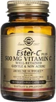 Solgar Ester-C plus 500 мг Некислый витамин С с биофлавоноидным комплексом 50 капсул 1×50 капс, пищевая добавка