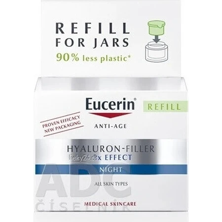 Eucerin HYALURON-FILLER+3xEFFECT Нічний крем поповнення 1×50 мл: ціни та характеристики