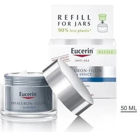 Eucerin HYALURON-FILLER+3xEFFECT Нічний крем поповнення 1×50 мл: ціни та характеристики