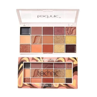 Technic Eyeshadow Palette, Enamoured, 15 оттенков