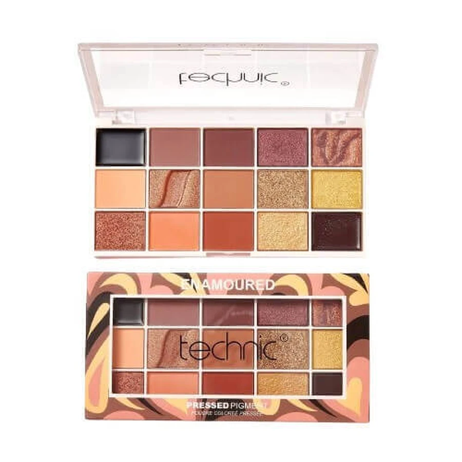 Technic Eyeshadow Palette, Enamoured, 15 оттенков: цены и характеристики