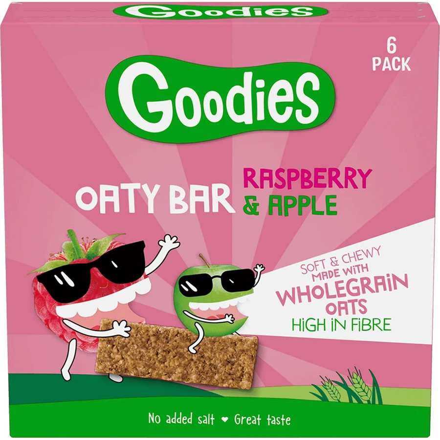 Goodies Овсяные батончики с малиной и яблоком 6 x 23 г: цены и характеристики