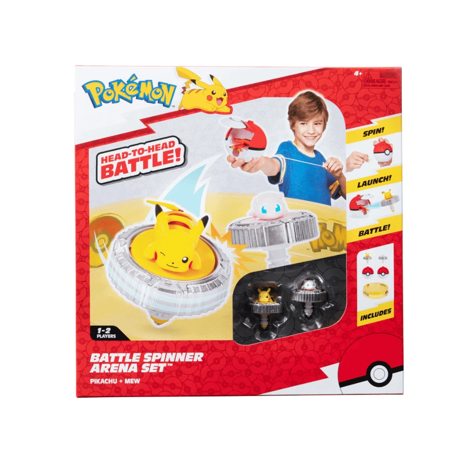 Игровой набор с двумя фигурками Pokémon Battle Spinner Arena, 4 года+, Pokemon: цены и характеристики