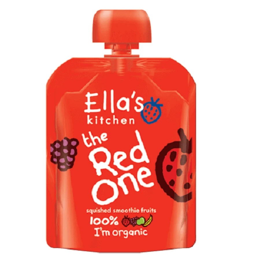 Пюре из клубники и малины, 90 г, Ella's Kitchen: цены и характеристики